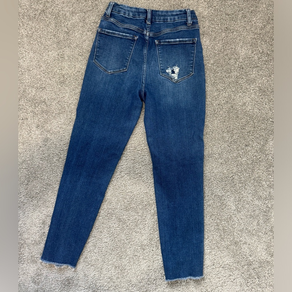 Buckle / Bridge by Gly - ultra high-rise ankle jeans women’s size 25 - Picture 4 of 5